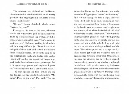 A Series of Unfortunate Events Book 4: The Miserable Mill
