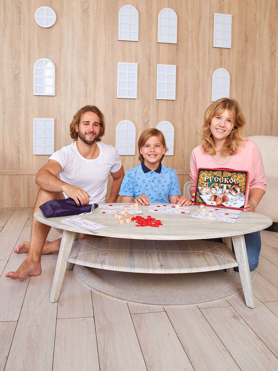 Лото деревянное, русское классическое, (Россия)