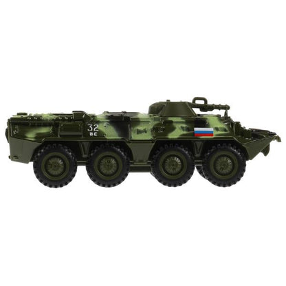 Модель металл БРОНЕВИК 13 см, инерц., поворотная башня, кор. Parc technologique dans le cor.2*96шт