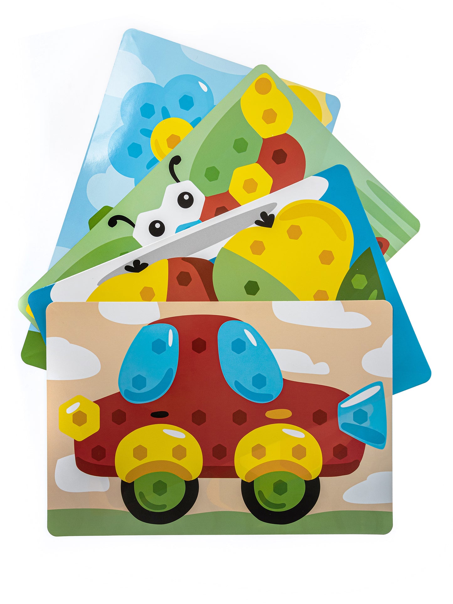 Мозаика для самых маленьких Baby Toys "Рыбка" d40/4 цв (34 эл) nev