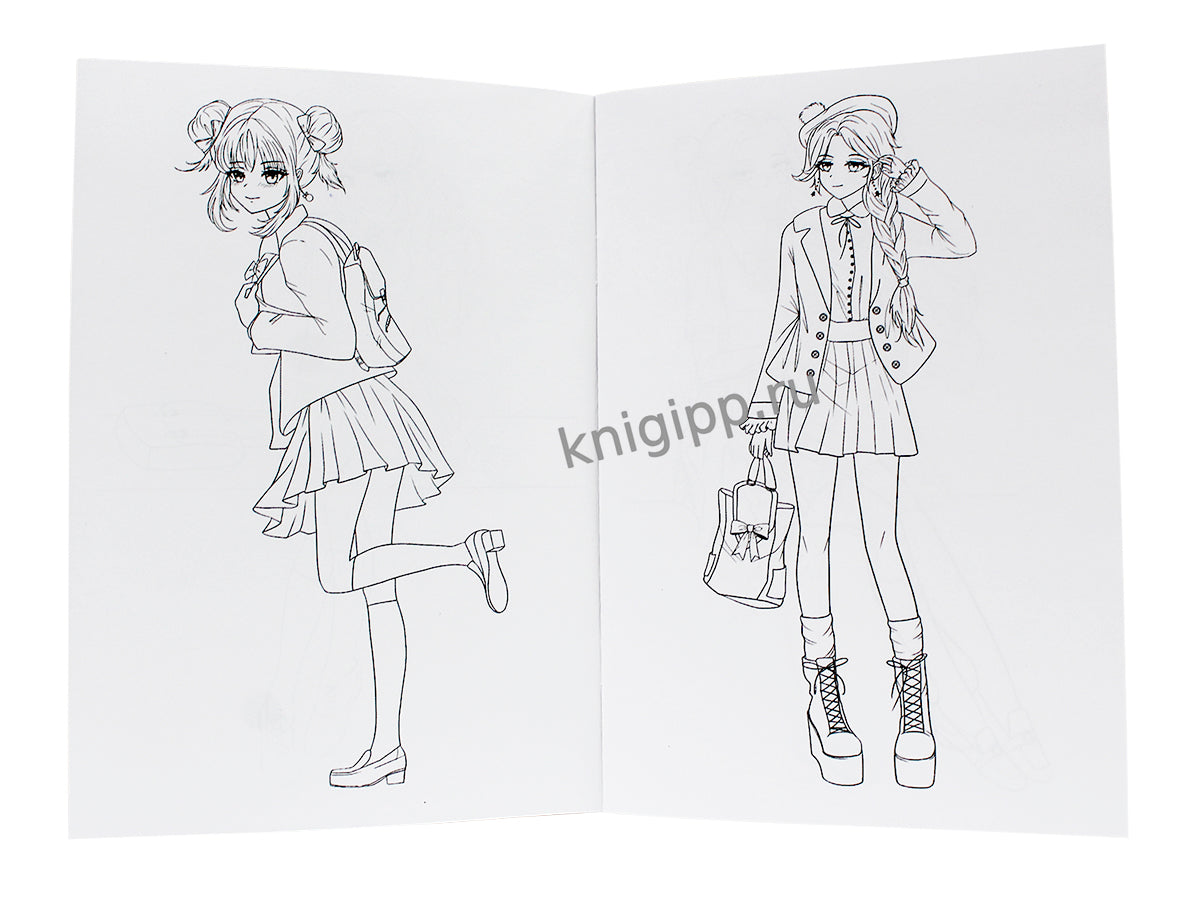 РАСКРАСКА 140х200. В ШКОЛЕ АНИМЕ