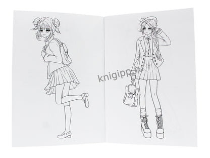 РАСКРАСКА 140х200. В ШКОЛЕ АНИМЕ