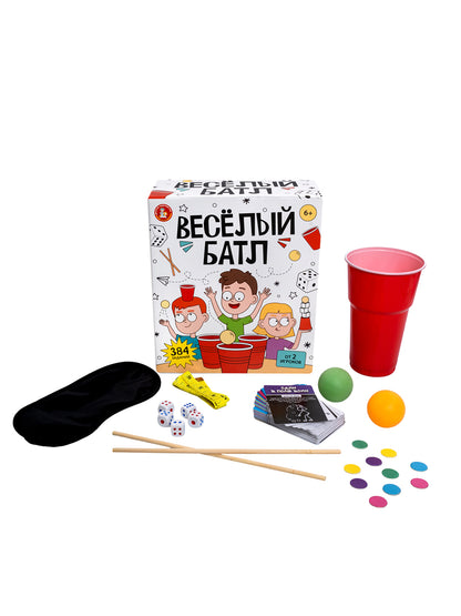 Игра настольная "Весёлый батл" для детей.