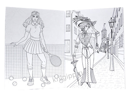 СУПЕР-ПУПЕР РАСКРАСКА. МОДНЫЕ ДЕВЧОНКИ