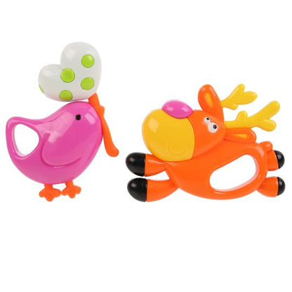 Развивающие игрушки олень и птичка на листе Умка в кор.4*36шт