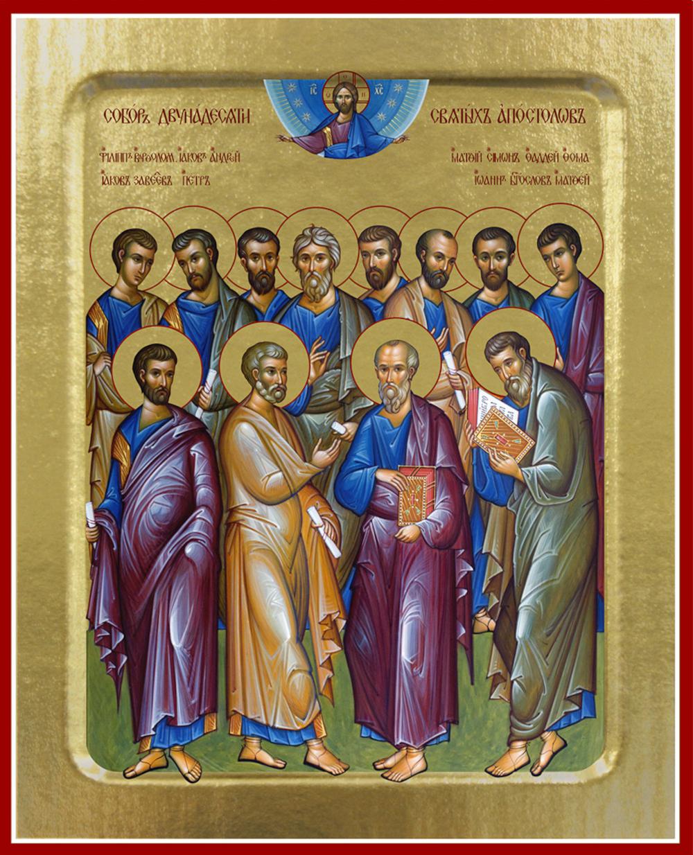 Икона Собор Апостолов (на дереве): 125 х 160