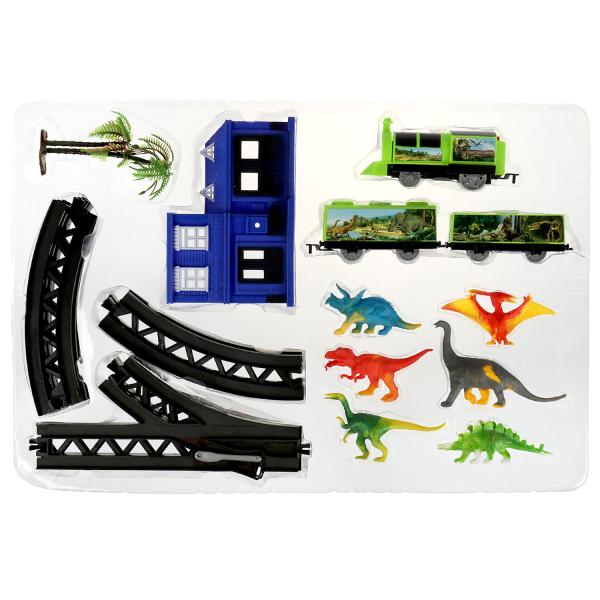 Железная дорога ПАРК dinosaures pour 228, cor.47*33*5,3cm ИГРАЕМ ВМЕСТЕ в kor.2*18шт