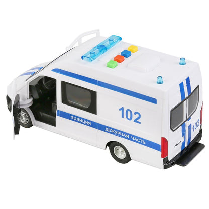 Machine à glace + звук "gazel next полиция" 22,5 cm, plastique, extérieur, inert dans le cor. Technoparc dans le cor.2*18