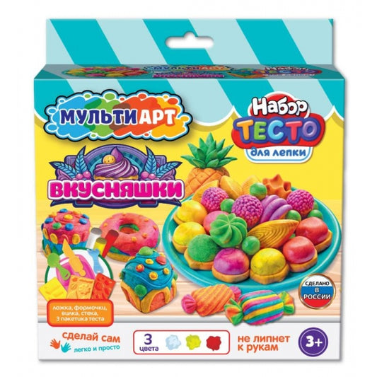 Набор для лепки вкусняшки, 18 см MultiArt в кор.11шт