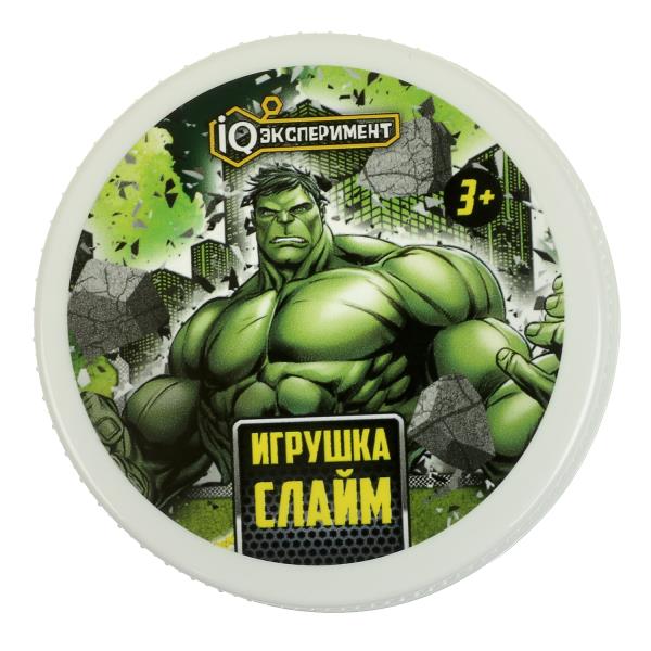 Игрушка слайм супергерои прозрачный цветной 150 г IQ Эксперимент в кор.56шт