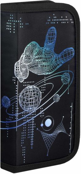 Пенал шк.полиэстер 10x20x2,5 Вселенная,62092