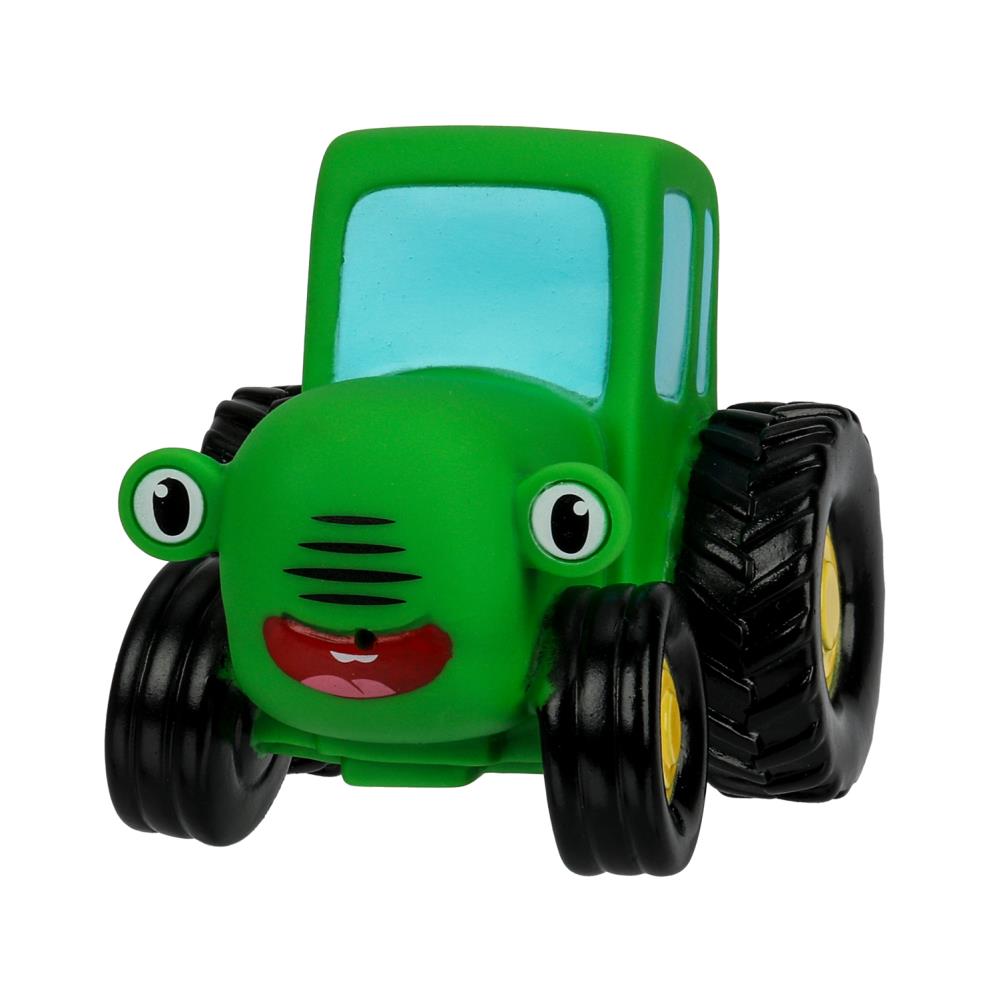 Jeu de plastique pour vans СИНИЙ ТРАКТОР 10 см, 1шт, сетка зеленый КАПИТОШКА в кор.50шт