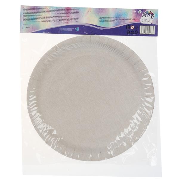 Тарелки бумажные МОЙ МАЛЕНЬКИЙ ПОНИ 6 шт, 23 см, Товары для праздника в кор.72наб