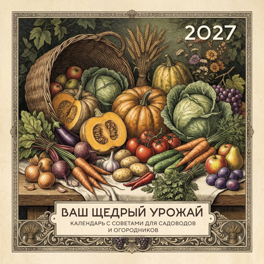 Ваш щедрый урожай. Календарь с советами для садоводов и огородников на 2027 год (300х300)