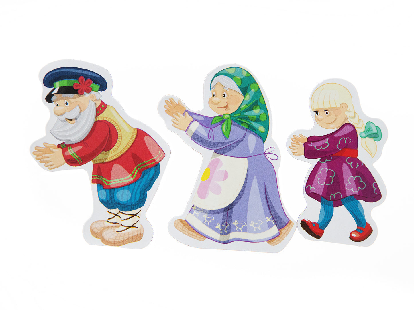 Игра магнитная развивающая. Магнитные истории "Репка" (европодвес, 4х20шт)