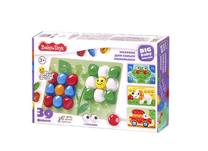 Мозаика для самых маленьких Bébé Jouets Цветочек d 40, 6 цв .(39 эл.)