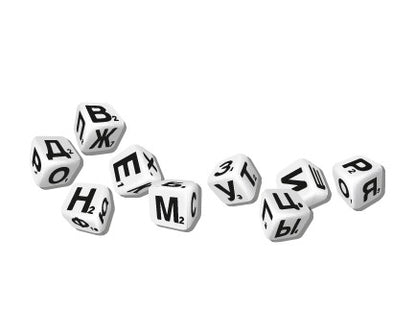 Игра настольная в жестяной коробочке "Кубики для умников" Словодел (жестяная коробочка)