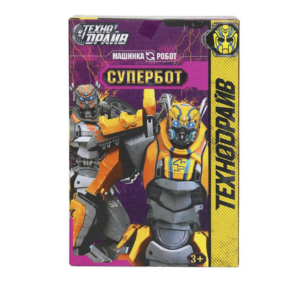 Робот трансформирующийся, кор.16*24*5,5см ТЕХНОДРАЙВ в кор.2*60шт