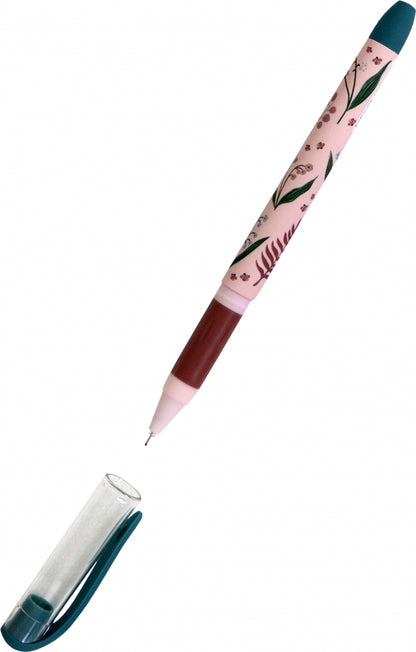 Ручка гел.0,5мм черная Gard,розов,BSGP001-08-case