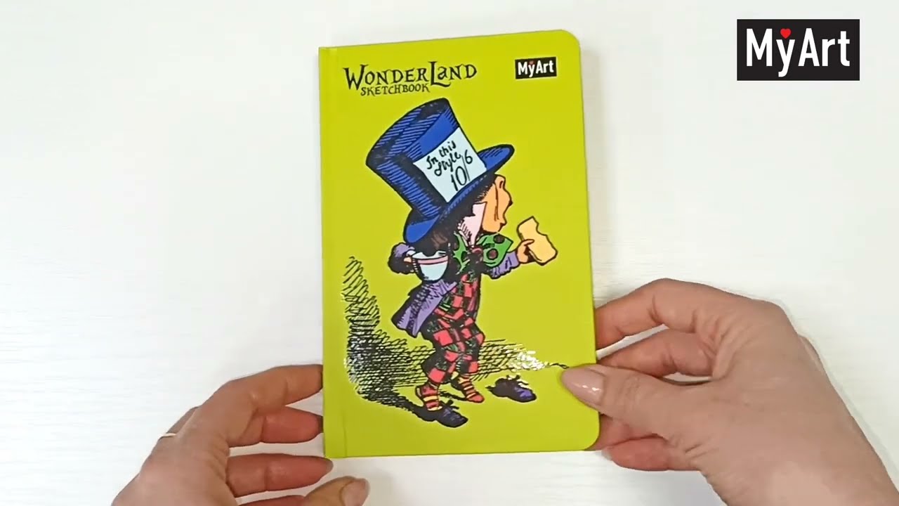 MyArt. СКЕТЧБУК "Wonderland sketchbook" ШЛЯПНИК