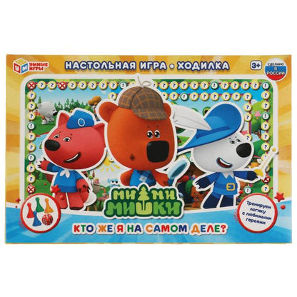 Ми-ми-мишки. C'est ce que je pense. Настольная игра-ходилка. 217х330х27 mm. Умные игры в кор.20шт