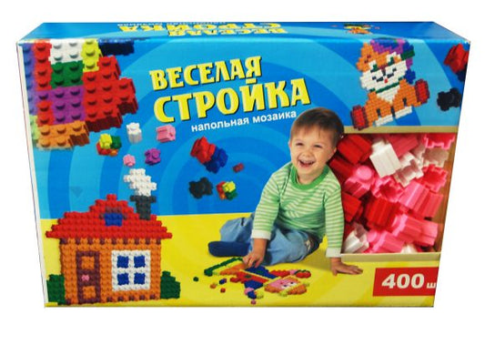 Эра. Напольная мозаика "Весёлая стройка-1" 400 шт.кор./15