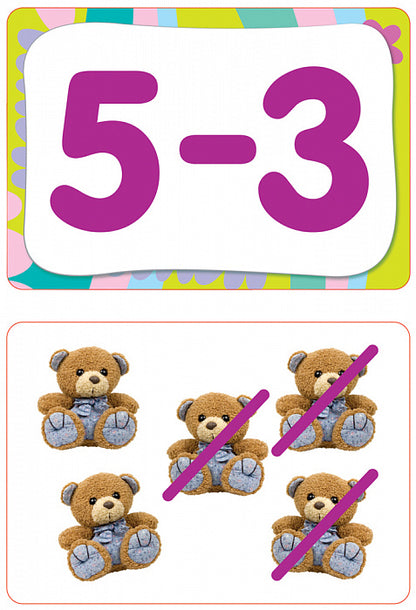 Учимся считать (Разв. карточки 3+)