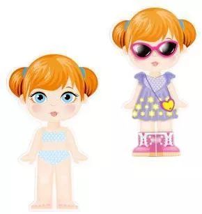 ДК.Игра магнитная "Одевашки. Лиза". Série Магнитные истории арт.01912 /14