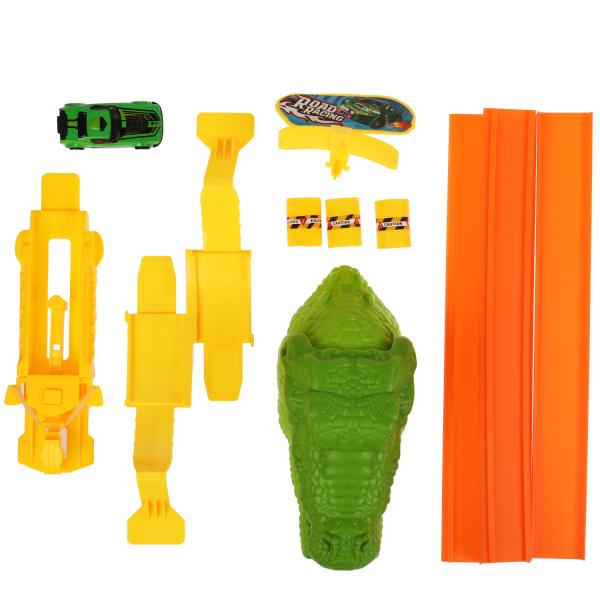 Véhicule avec catapulte, crocodile, cor.36*25*9,5 cm, ТЕХНОДРАЙВ dans cor.36шт