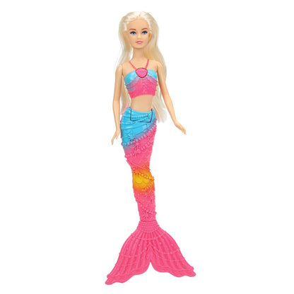 Кукла 29см София русалка, пласт. хвост, свет, кор. КАРАПУЗ в кор.24шт