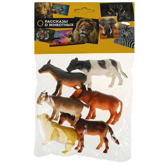 Пластизоль для домашних животных 6 шт. в пак. Рассказы о животных в кор.4*36наб