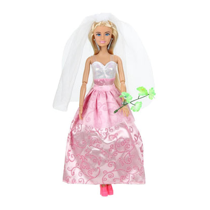 Кукла 29см, руки и ноги сгиб., акс, кор КАРАПУЗ в кор.24шт