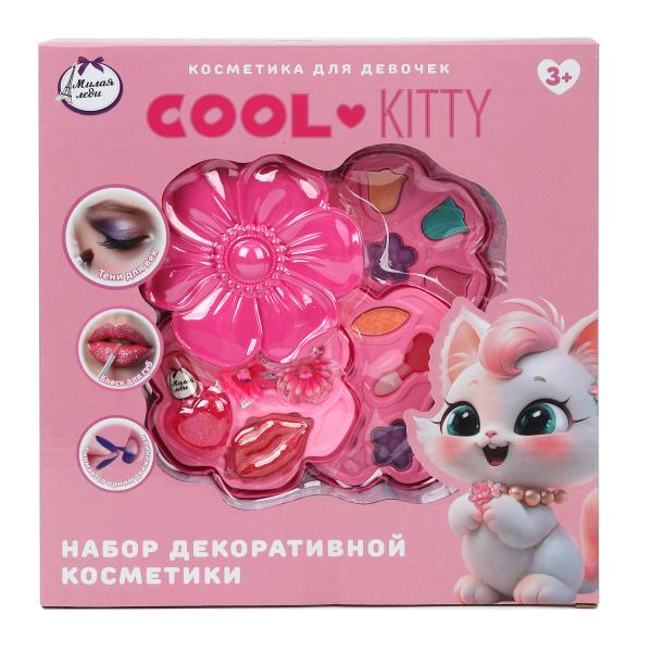 Косметика ДЛЯ ДЕВОЧЕК тени, блекс для губ, заколки МИЛАЯ ЛЕДИ в кор.2*36шт
