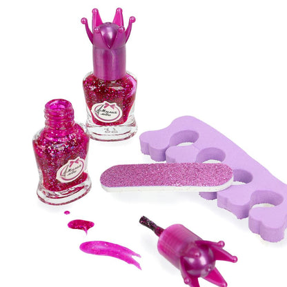 Косметика ДЛЯ ДЕВОЧЕК румяна, лак д/ногтей, помада,блёстки, кисточки МИЛАЯ ЛЕДИ в кор.2*30шт