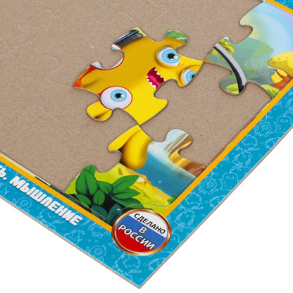 308417 Монстрики. Пазлы в рамке (15 дет.) Умные игры в кор.50шт