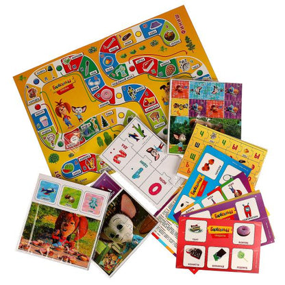 Азбука и счёт. IQ-подарочный набор 6 в 1. Барбоскины. 320х230х60мм. Умные игры в кор.10шт