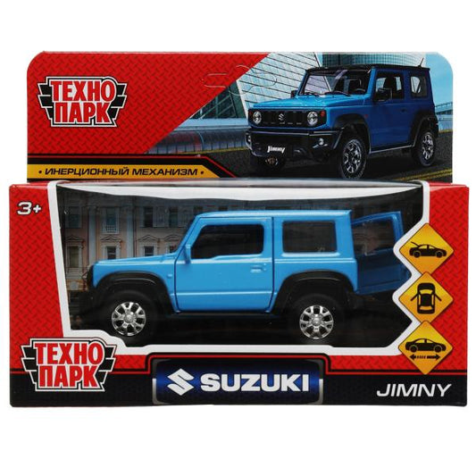 Технопарк. Модель "Suzuki Jimny" металл 11,5 см, двери, багаж, инерц, синий, арт.JIMNY-12-BUBK
