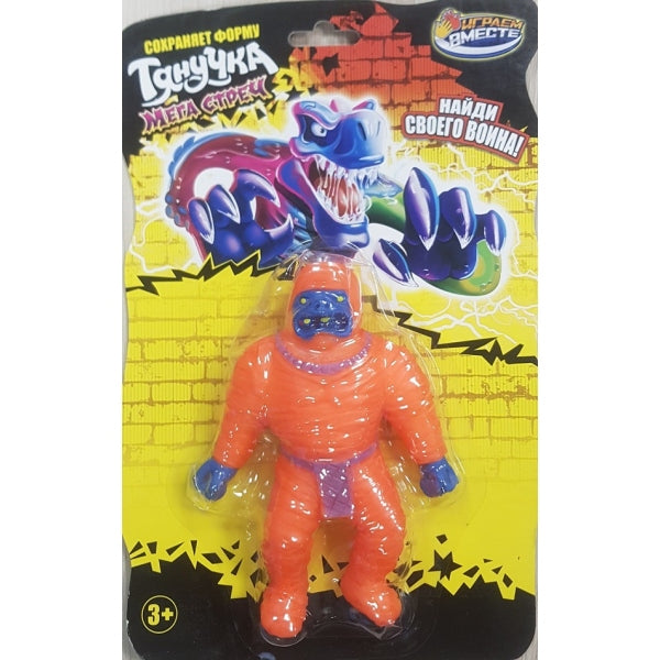 Тянучка мега стреч в ассортименте, блист.20*12*3 см ИГРАЕМ ВМЕСТЕ в кор.2*30шт