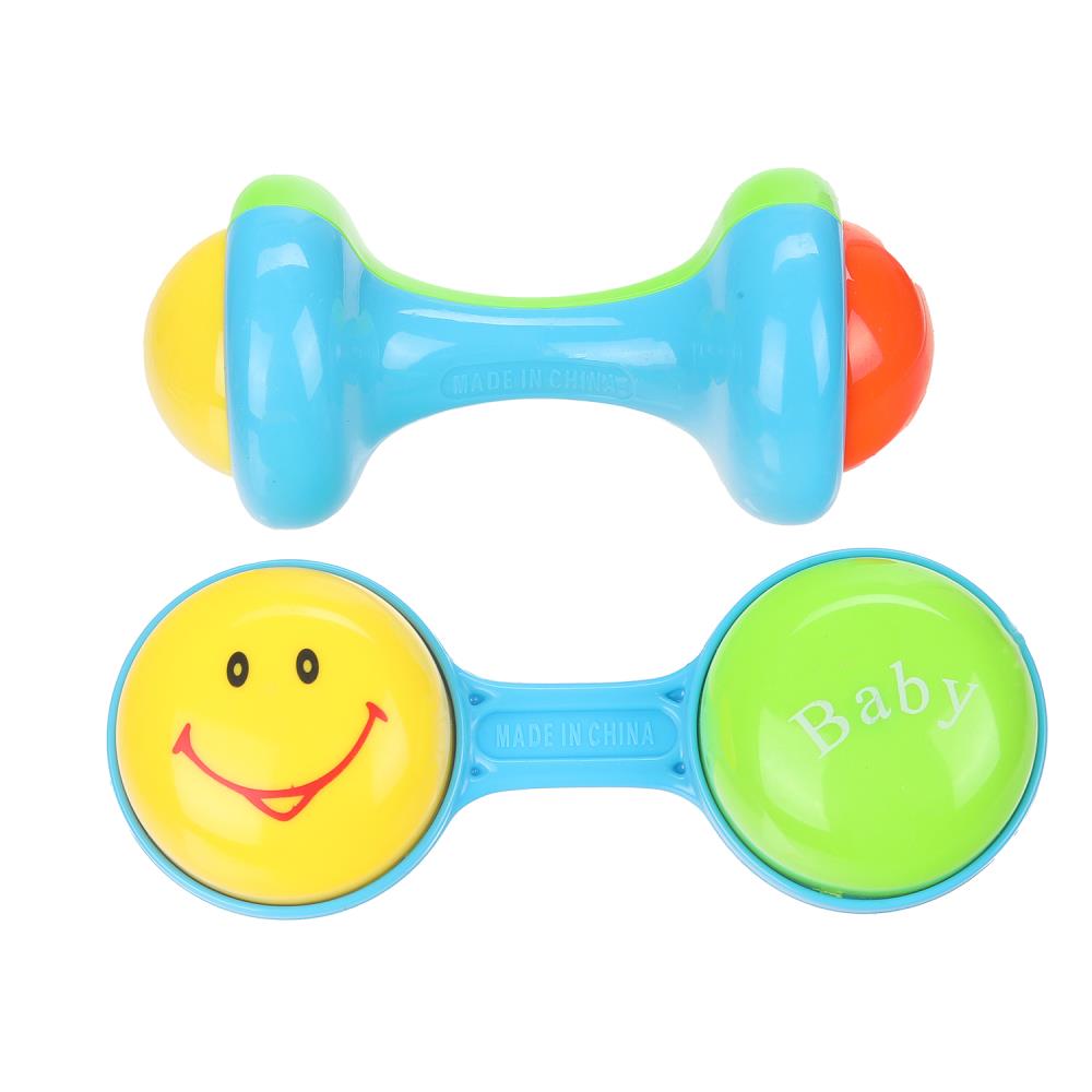 Погремушки гантельки на блисте. Умка в кор.143шт