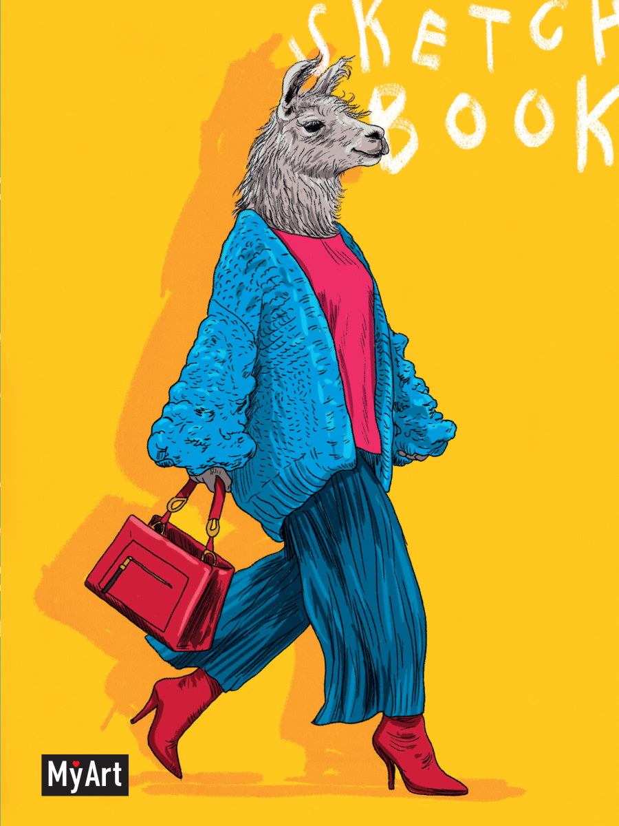 MyArt. СКЕТЧБУК "НА СТИЛЕ" ЛАМА