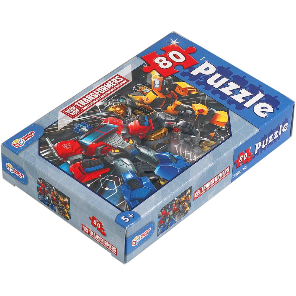Трансформеры. Пазлы классические в коробке. Пазл 80 деталей. Умные игры в уп.16шт в кор.8уп