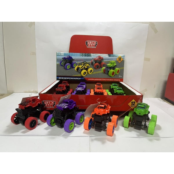 Машина пластик 9 см, инерц, дисп. Технопарк уп-12шт в кор.2*15уп