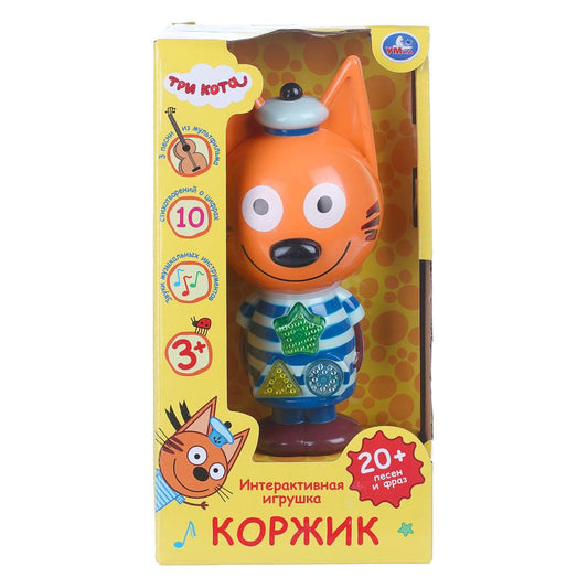 Сказочник Коржик три кота, 20+ песен и фраз ТРИ КОТА в кор. Умка в кор.72шт