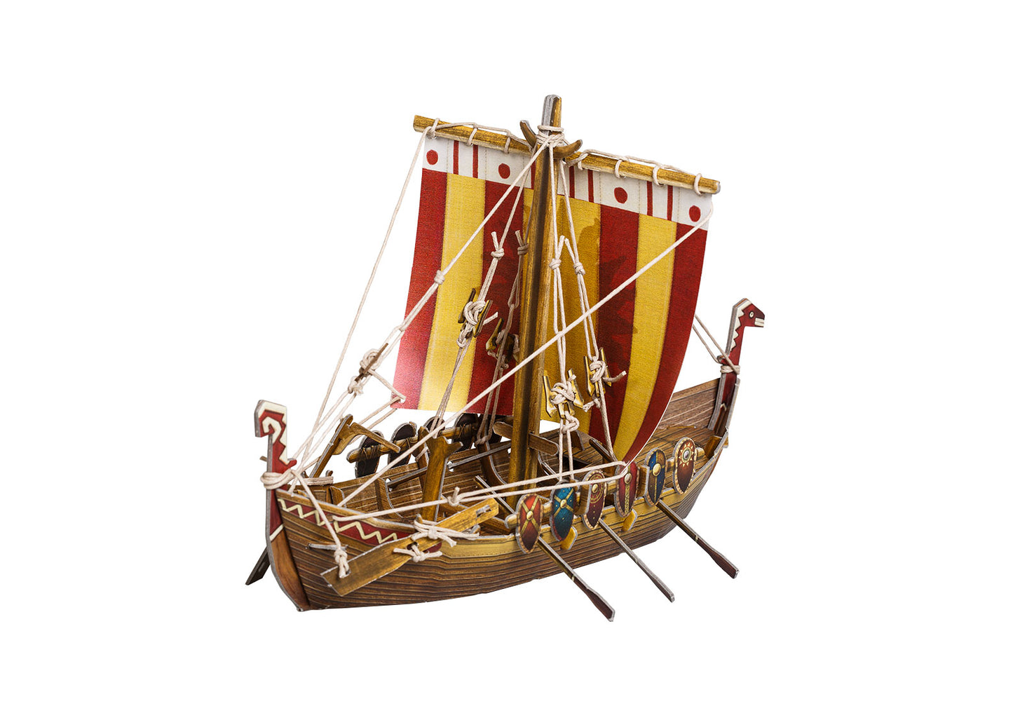 Сборная игрушка из картона Русская ладья [372]