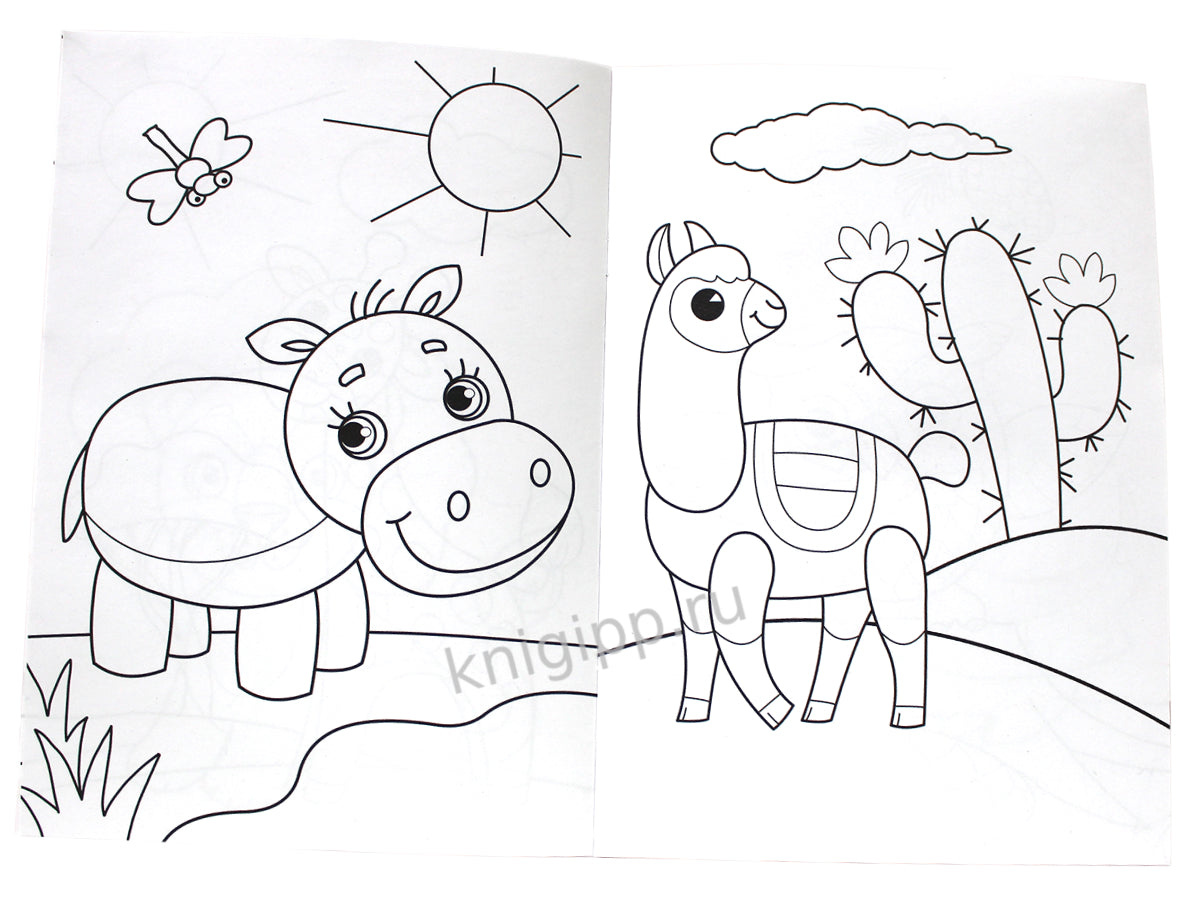 РАСКРАСКА А4 эконом. МОИ КАРТИНКИ