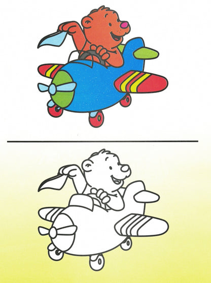 Книжка Яркие раскраски Игры и приключения