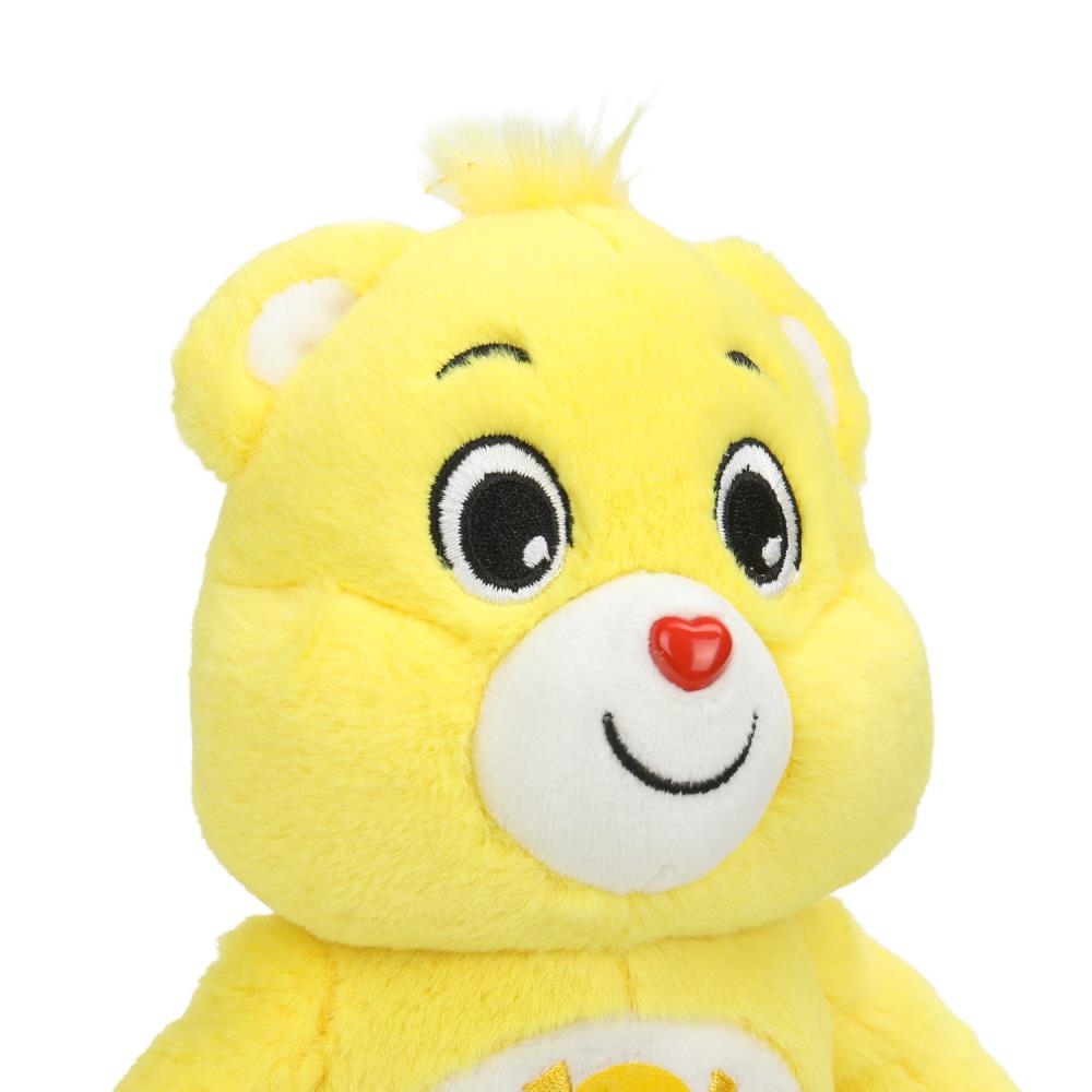 Игрушка мягкая мишка желтый 20см, озвучка. Добрые игрушки в кор.24шт