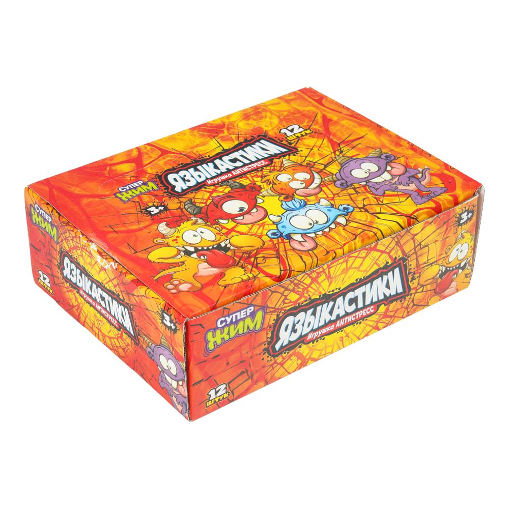 Супер мялка антистресс мялка языковстики,свет Супер Жим уп-12шт в кор.12уп