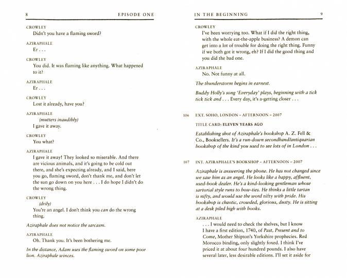 The Quite Nice and Fairly Accurate Good Omens Script Book (Neil Gaiman) Благие знамения Сценарий (Нейл Гейман) / Книги на английском языке