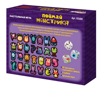 Игра настольная деревянная "Поймай монстрика" Terre lointaine Bois